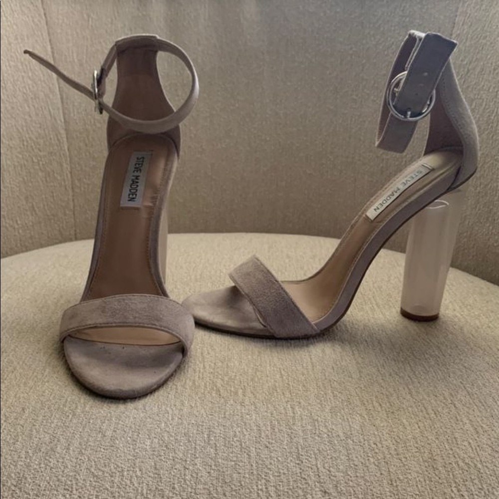 Steve Madden Clear Heels